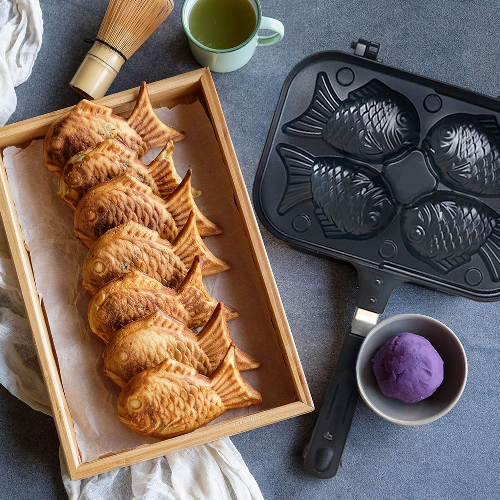 Kitchen Japanese Taiyaki Doubl - đánh giá và giá Tteokbokki Rice Cake