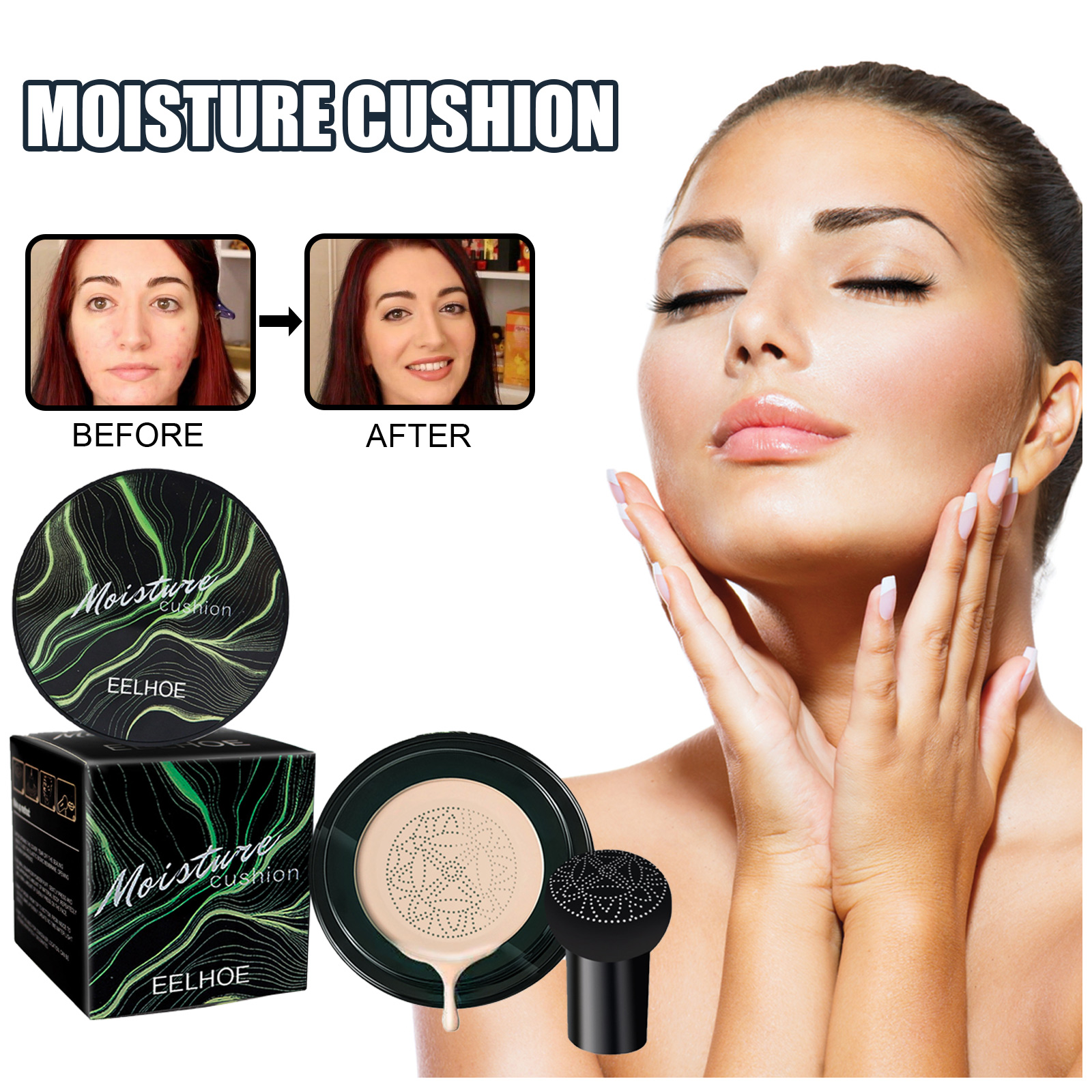 Mushroom Head Magic Air Cushio - đánh giá và giá Bb Cushion Korean