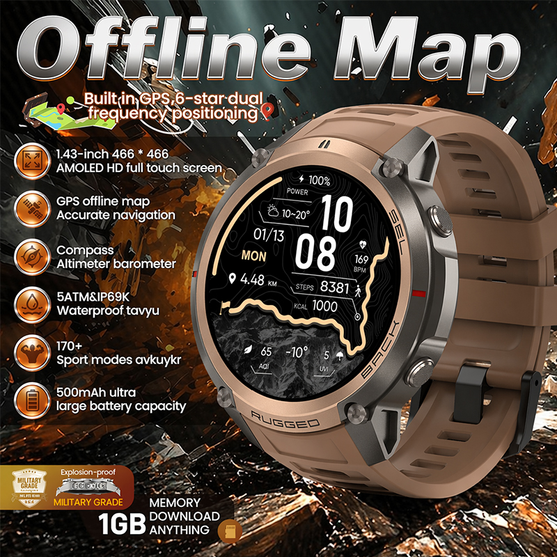 Outdoor Sport Smart Watch 500m - đánh giá và giá The Korean Lifestyle