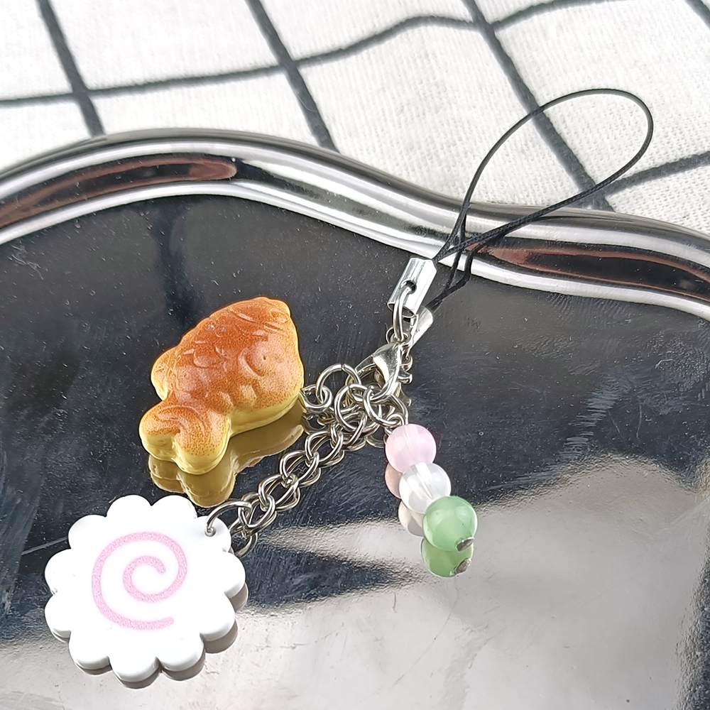 Cute Acrylic Pink Squid Roll P - đánh giá và giá Tteokbokki Rice Cake